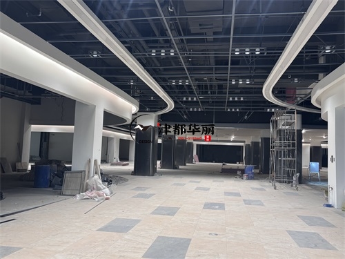銀川裝修公司|銀川璽糖商場裝修進度現場勘察